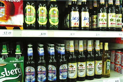 啤酒酒精度藏身配料表11°P并非酒精度