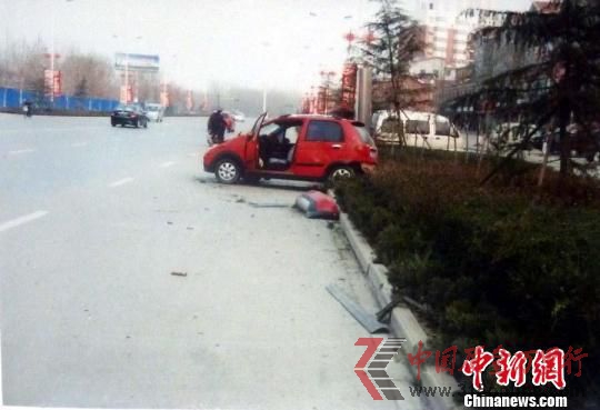 事故現(xiàn)場(警方提供)。