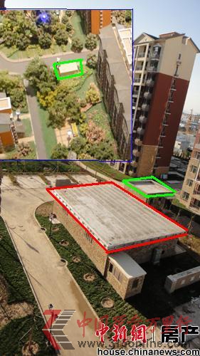 拼圖中紅色圈定區域內建筑在首開國風美唐沙盤上并未標示。 拼圖中紅色圈定區域內建筑在首開國風美唐沙盤上并未標示。